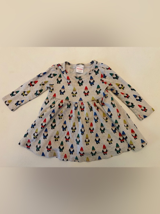 Hanna Andersson Other - Hannah Anderson Long-Sleeve gnome print dress, 12-18mo